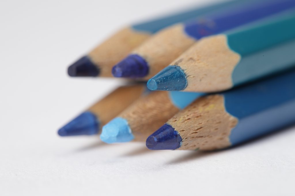 Sharp Blue Pencils