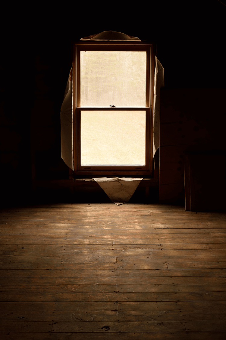 The lighting in this abandoned attic give the image a feeling of loneliness or despair. This stock photo is very different than the smiling businessman giving a handshake we have all seen!