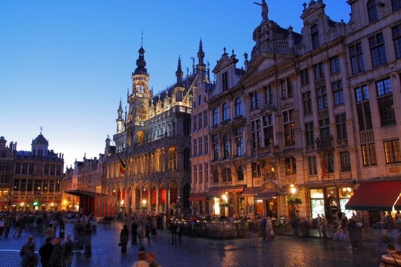 Brussels Grand Place at Night