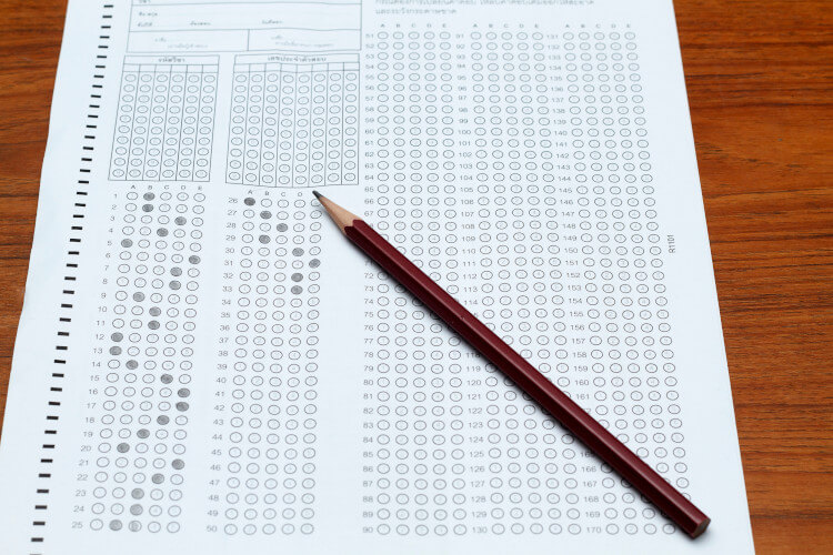 standardized scantron test