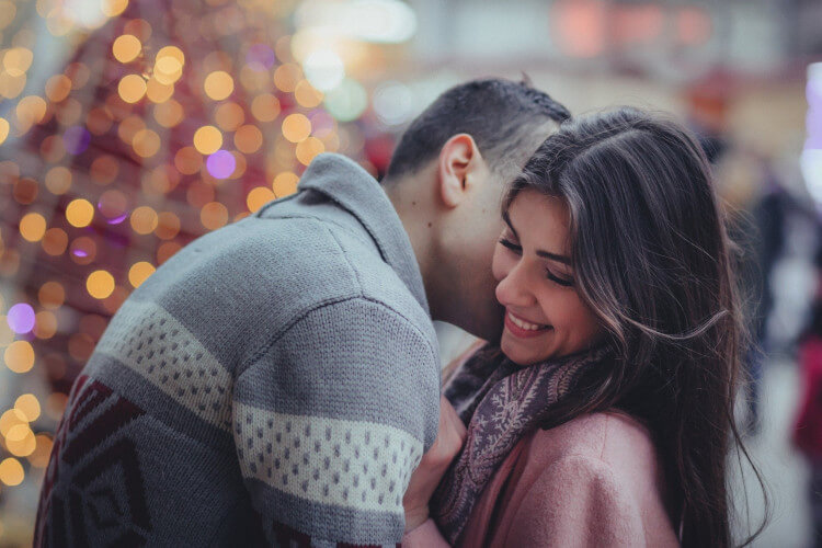 young couple in love